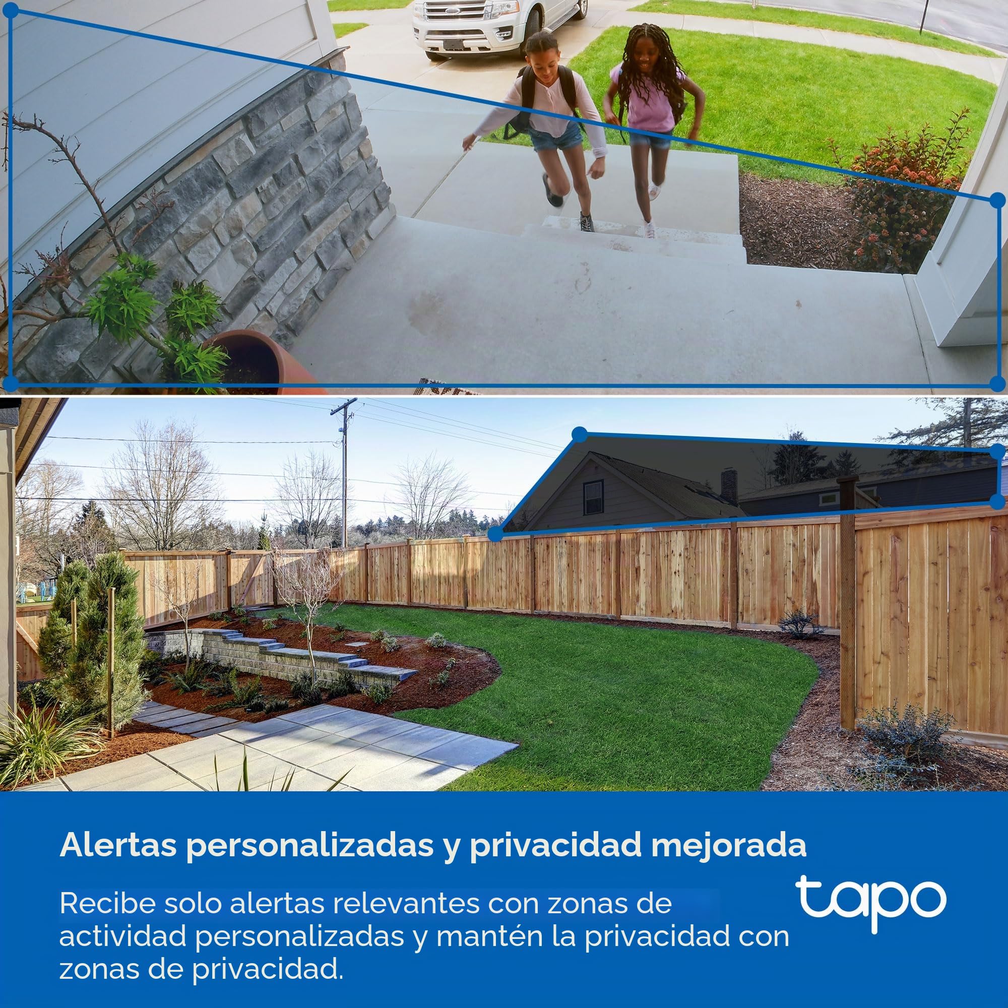 Tapo TP-Link C400 Kit - Cámara de batería para Exteriores con Base de Panel Solar, inalámbrica, 1080P, detección Gratuita de Personas/vehículos, Almacenamiento SD/Nube, visión Nocturna a Color, no