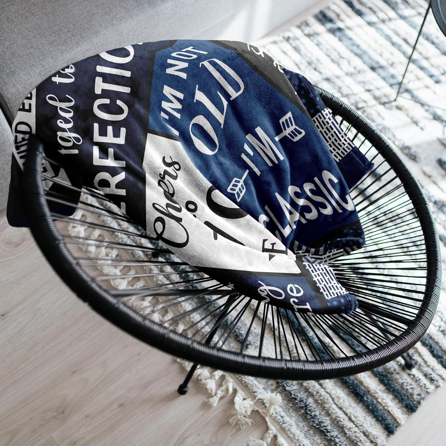 Ryubein 70th Birthday Gifts for Men, 70 Year Old Birthday Gifts for Men, Best Gifts for 70 Year Old Man, 1956 Birthday Gifts for Man, 70th Birthday Decorations Ideas Present Throw Blanket 50" X 60" - Image 4