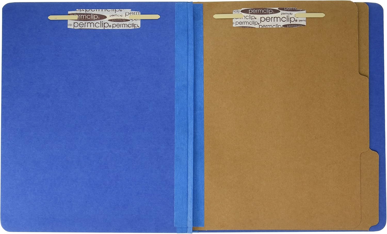 SKILCRAFT 7530-01-556-7914 Pressboard Classification Folder, Letter Size, Dark Blue (Box of 10)