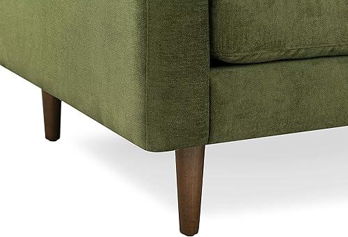 Miniatura 8 de POLY & BARK Sofá Napa, 88.5 pulgadas, terciopelo verde envejecido