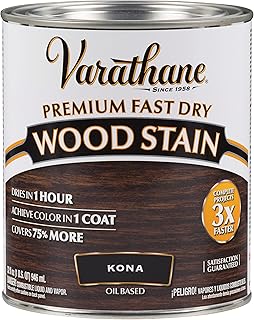 Varathane Premium Fast Dry Wood Stain, Quart, Kona