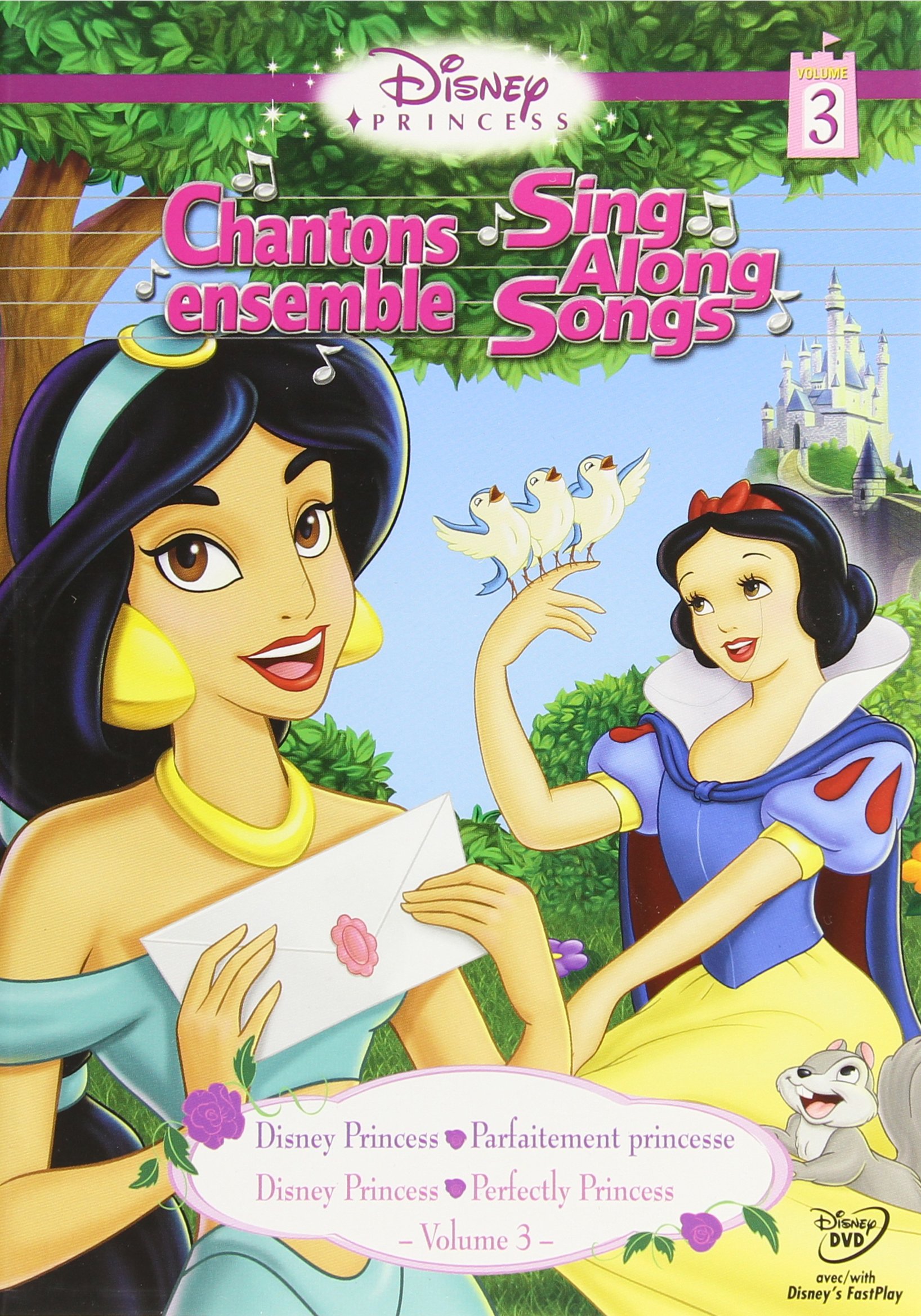Disney Princess Sing Along Songs Volume Three: Perfectly Princess (Version française) [DVD]