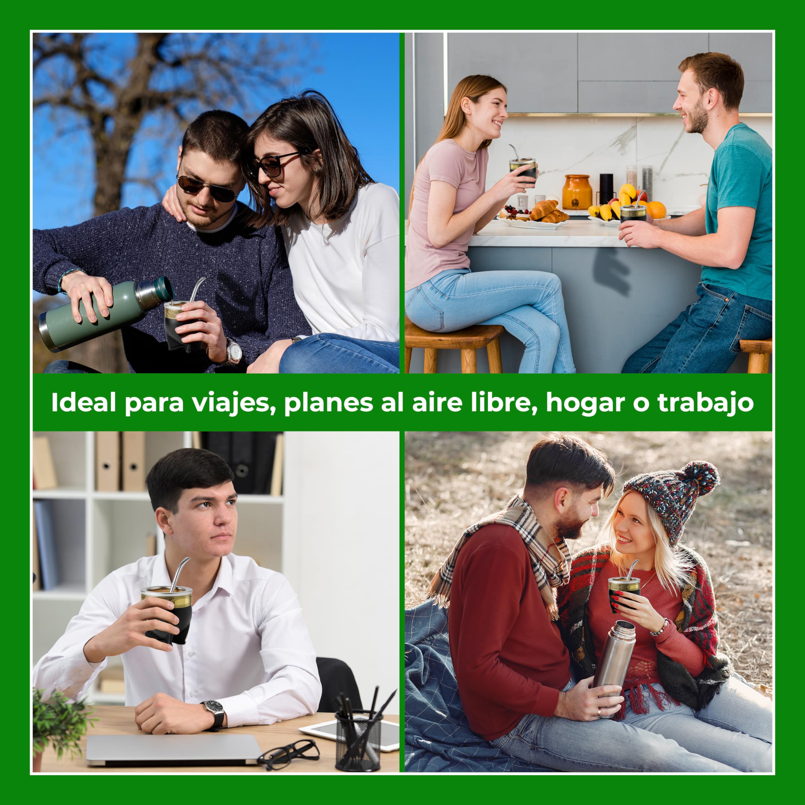 Kit Mate Imperial Premium + Bombilla Mate Pico de Loro | Vaso Calabaza Artesano y Bombilla de Acero Inoxidable Ideal para Regalar o Tomar diariamente | Incluye Guía de Curado