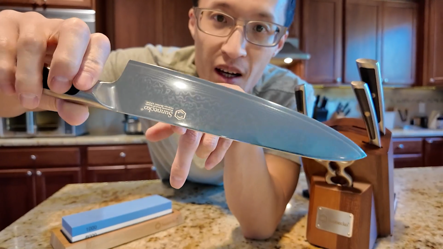 Amazon.com: Sunnecko Damascus Knife Set with Block,67-Layer