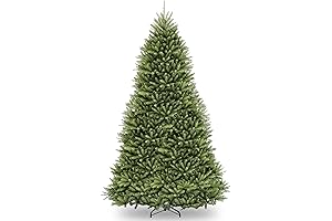 Sparkling 12-Foot National Tree Company Dunhill Fir Artificial Christmas Tree