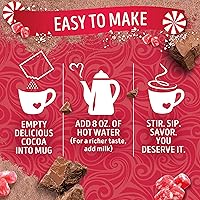 Vista 70 de Swiss Miss Mezcla de cacao caliente con sabor a chocolate con leche, 8 paquetes de mezcla de cacao caliente