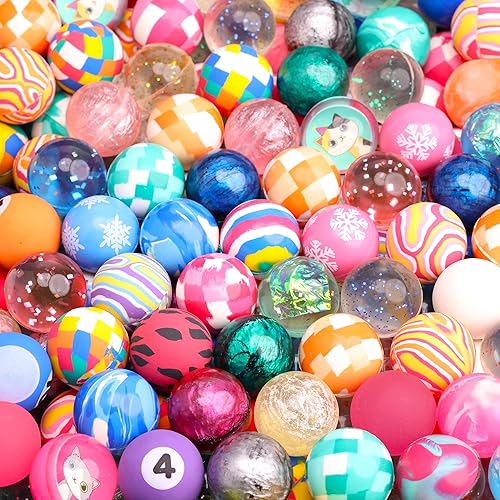 Miniatura 8 de Pelotas hinchables  Paquete surtido de 12 bolas rebotantes  3 tamaños 1.772 in, 1.260 in y 0.984 in  Mini bolas inflables para niños  Juguetes de