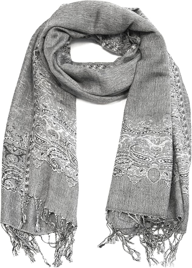 Pashmina reversible Sakkas tamaño único 78x28 pulg miniatura 3