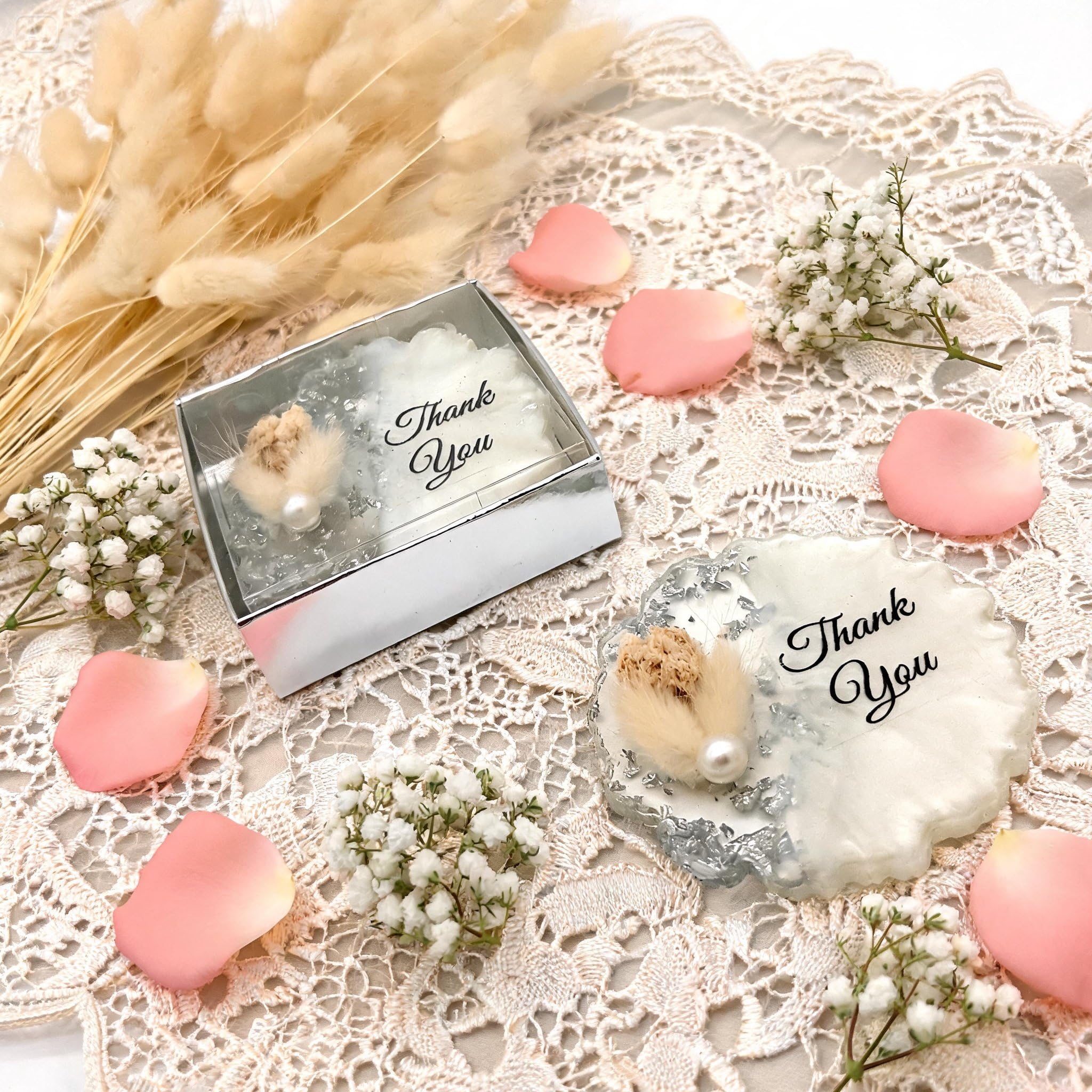Regalo de fiesta de boda para invitados, imán de epoxi para regalos de despedida de soltera, imán de nevera para recuerdos de baby shower, elegante detalle de agradecimiento (juego de 50)