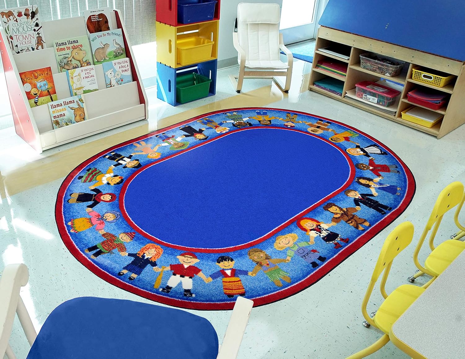 70% оƒƒ Dіѕсоunt Joy Carpets Children of Many Cultures Rug, Multi, 7'8 x 10'9 Oval
