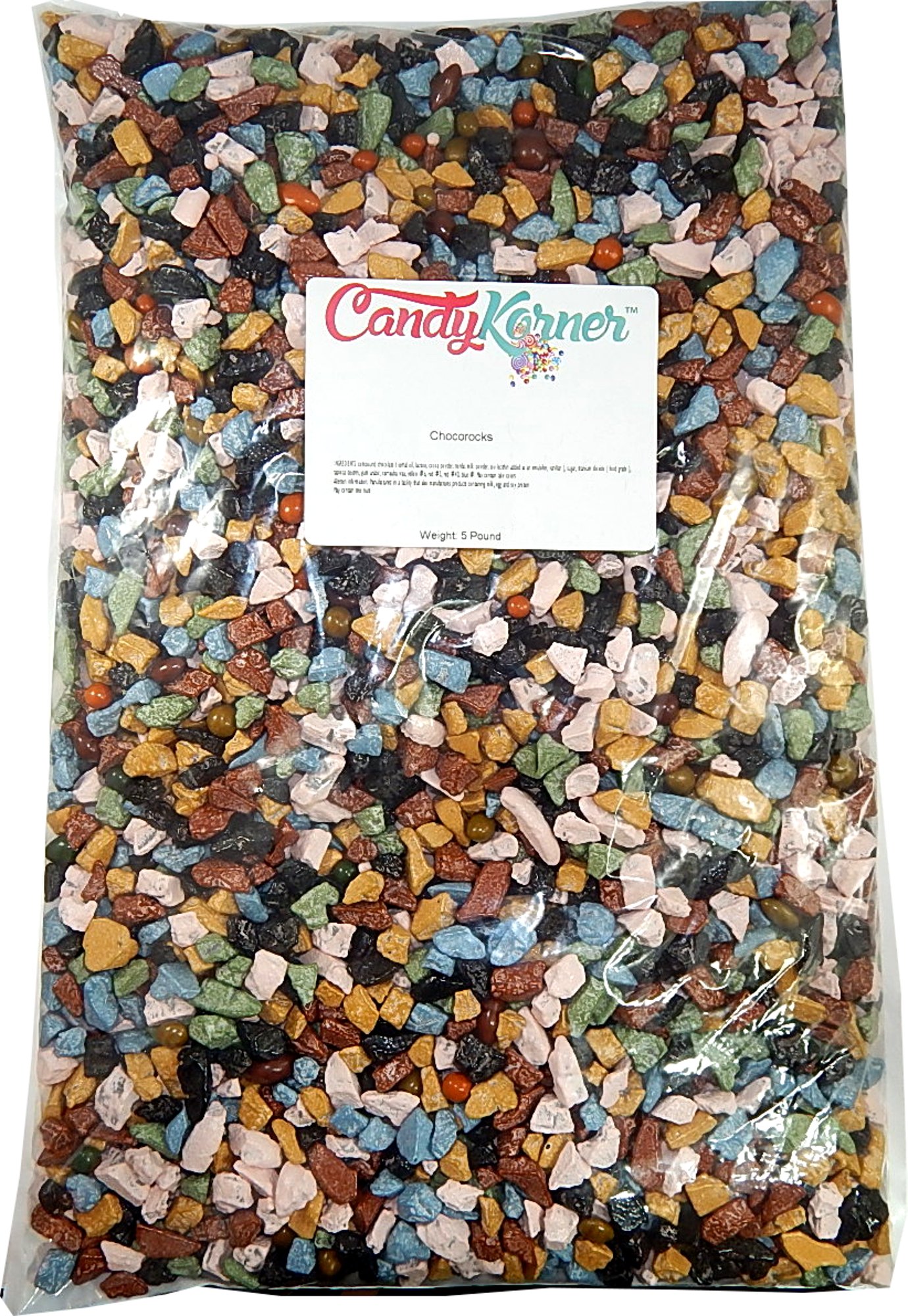 Snapklik.com : Chocorocks - Candy Coated Chocolate Shaped Rocks - 5 Pound