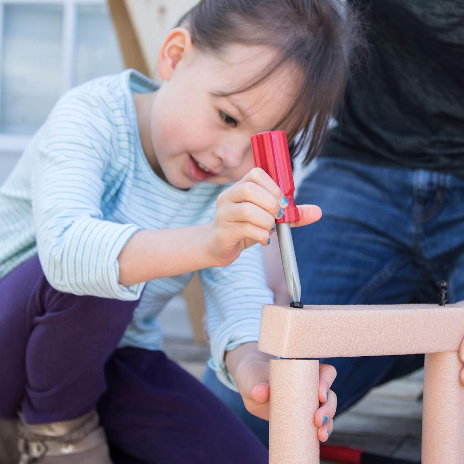 Arts and Craft Kit for Kids Extra Foam Wood Kit with 18 Pieces of Craft Foam Wood | Kids Tool Set | Building Toys Educational | Learning Toys | STEAM STEM Toys for Boys and Girls