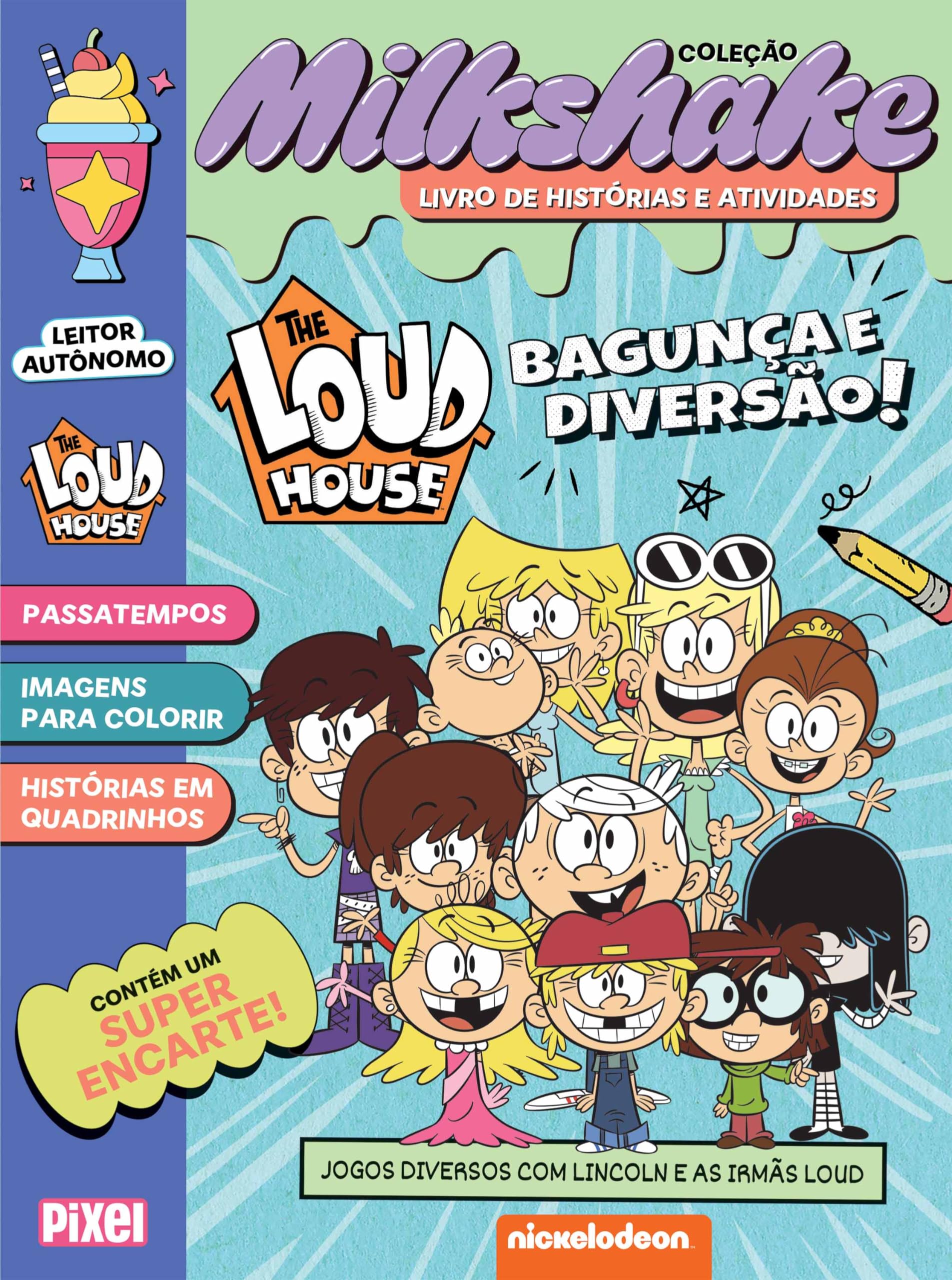The Loud House: bagunça e diversão! - Coleção Milkshake: Jogos