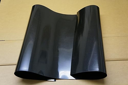 1 hoja de plástico LDPE negro flexible 48x24x1/30 (0.03) DIY plantilla recortada