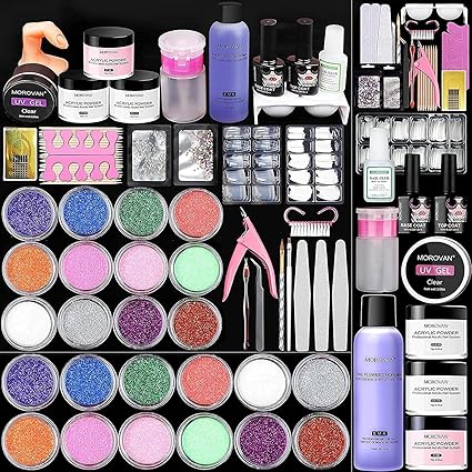 Morovan Acrylic Nail Kit 12 Glitter Powder Kit Nail Art Tips Gel Nail Polish Kit Nail Art Decoration Set Tools Amazon Co Uk Beauty Morovan Acrylic Nail Kit 12 Glitter Powder Kit Nail Art Tips Gel Nail Polish Kit Nail Art Decoration Set Tools Amazon Co Uk Beauty