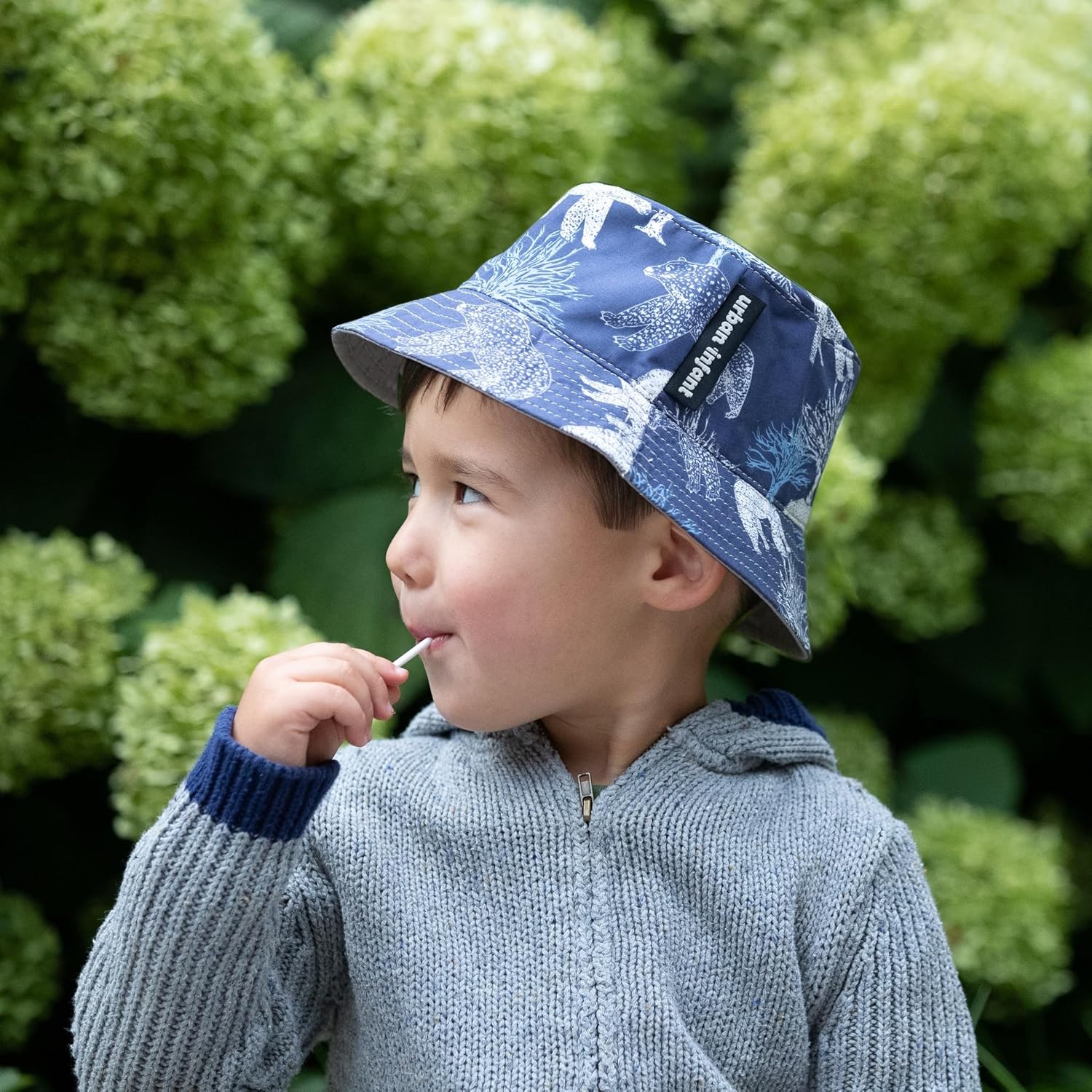 Urban Infant Toddler Bucket Hat – Girls and Boys Sun Hat - Lightweight and Reversible - Kids Ages 1-5 - Image 5