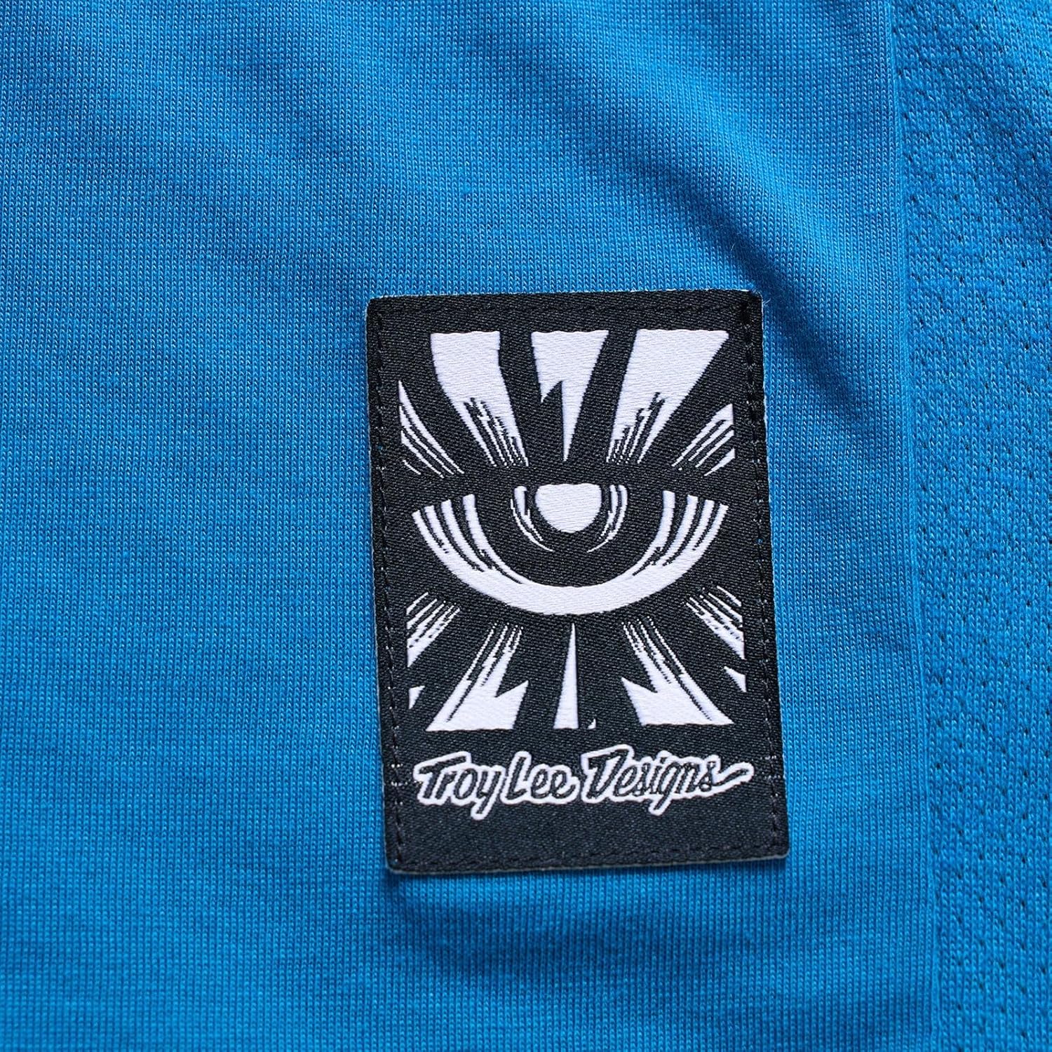 Troy Lee Designs Womens Lilium Ride SS Tee, One Eye Aero Blue, X-Large