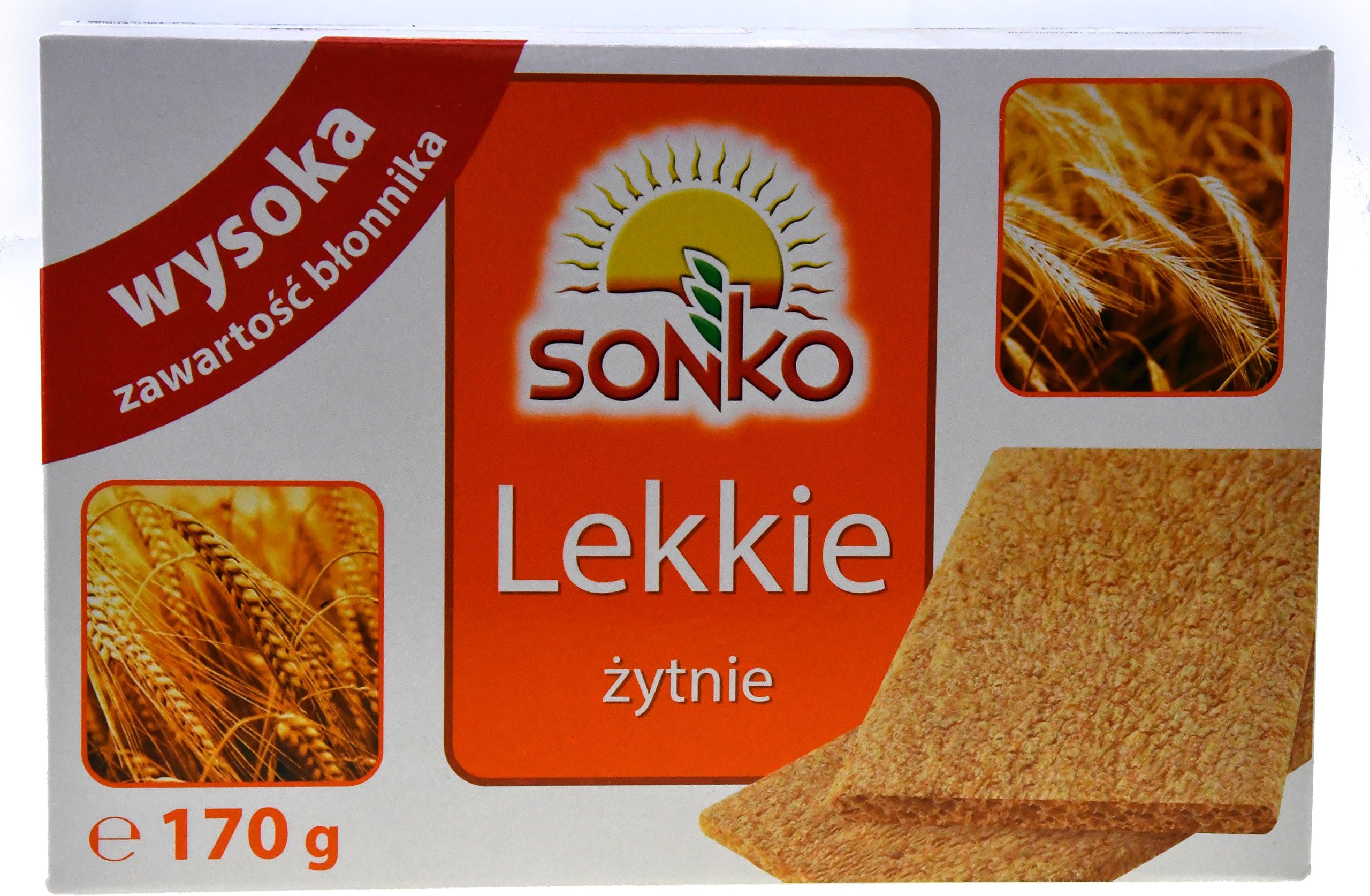 Sonko Rye Light Crispbread 2-pack 2x170g/2x6oz