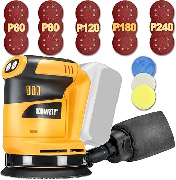 Cordless Random Orbital Sander for DEWALT 20v BatteryNo Battery
