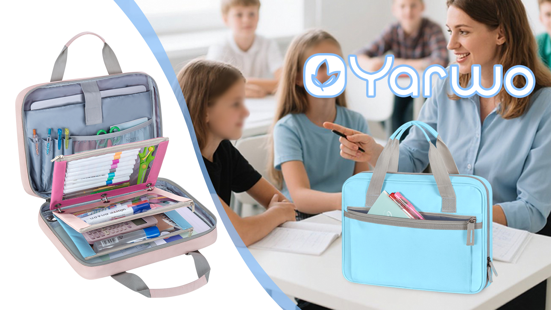 Amazon.com : YARWO 2026 Upgraded Zipper Binder with 3 Pencil