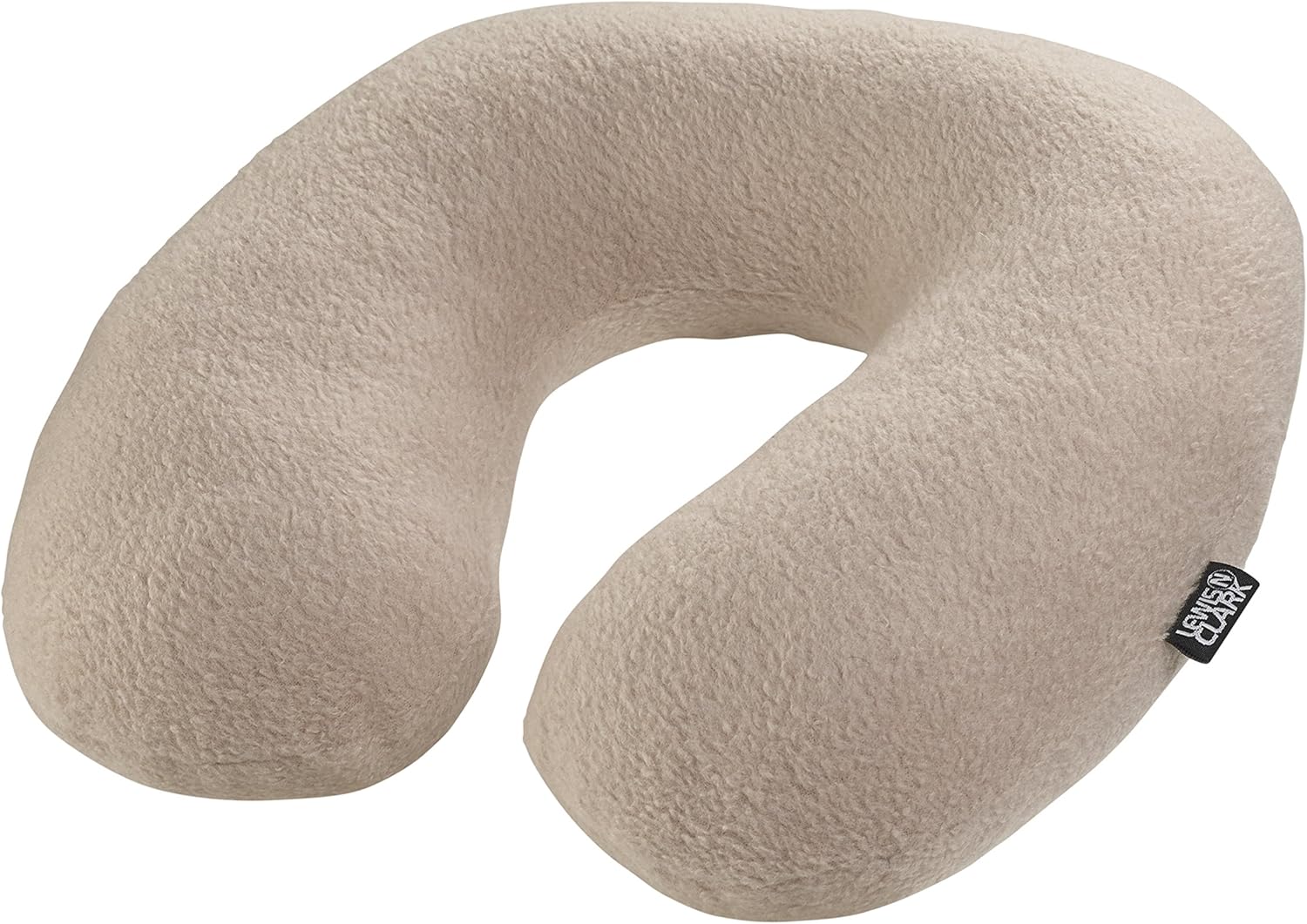 Lewis N. Clark Comfort Neck Travel Pillow: Airplane Pillow and Cervical Neck Pillow for Kids + Adults, Contour Pillow with Neck Support - Gray : Home & Kitchen