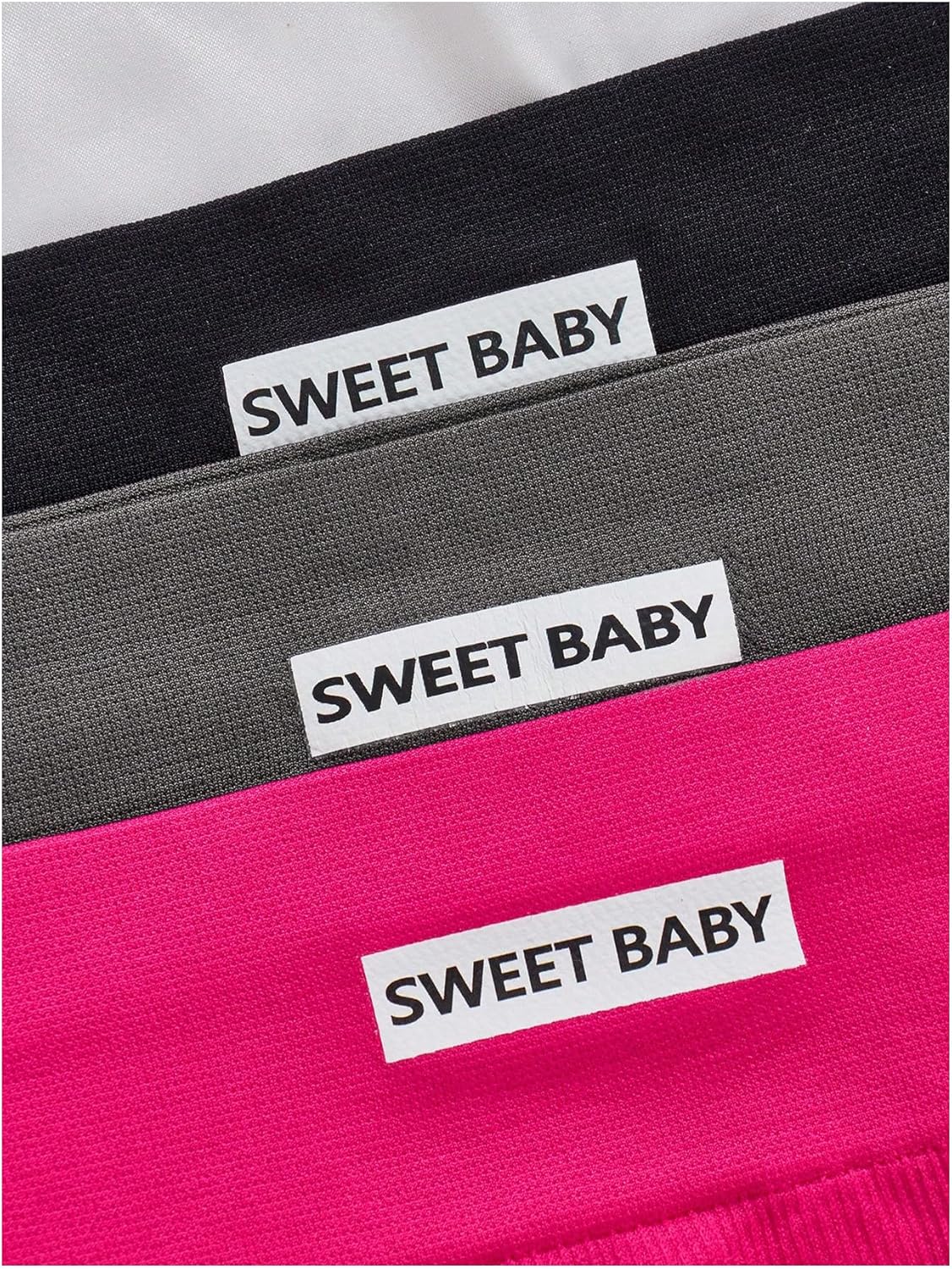 Women's 3 Pack Lingerie Sets Letter Wireless Bralettes No Show Bra and Panty Comfy Nightwear Matching Underwear Sets - Image 4