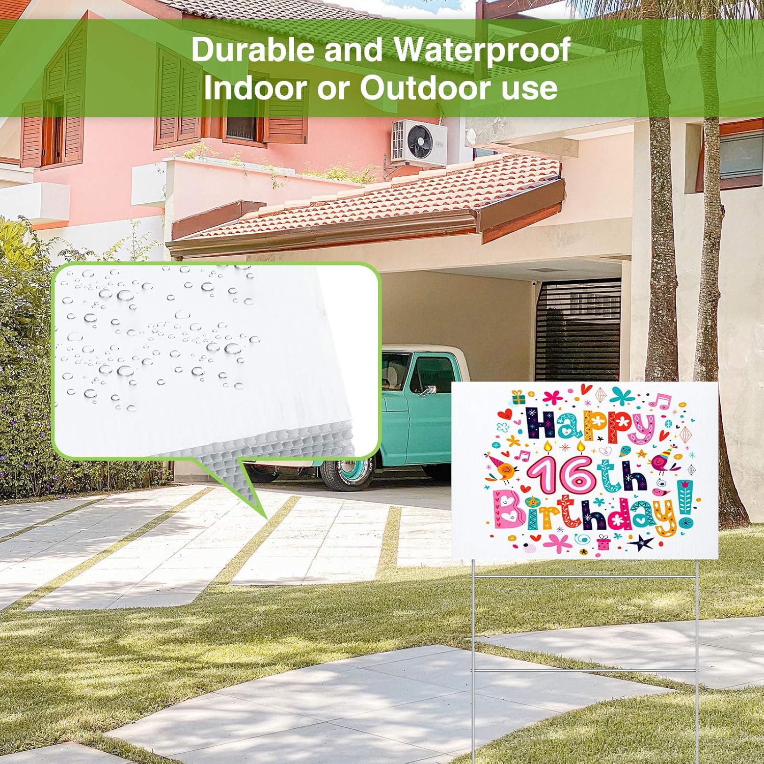 Jetec 24 Pieces Blank Yard Signs with H-Stakes 12 x 8 Inches Plastic Blank Yard Sign Blank Plastic Garden Lawn Signs Board for Party Decorations Open House Birthday Decorations (White) : Patio, Lawn & Garden