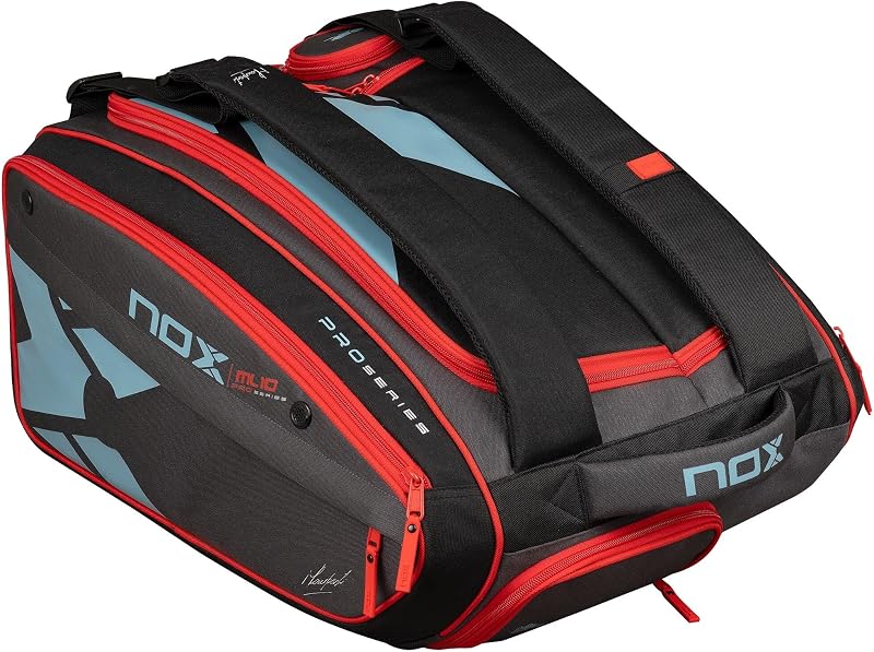 Bolso de pádel compacto NOX AT10 Competition XL | Paletero Versátil con Protección Térmica ThermoTech | Capacidad para 4 Palas de Padel, Ropa y Accesorios de Padel