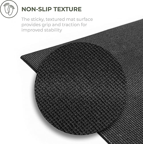 Miniatura 3 de Sunshine Yoga Explora rollo de esterilla de yoga, 24 pulgadas x 100 pies, tapete de gimnasio antideslizante de 0.157 in de grosor para entrenamiento