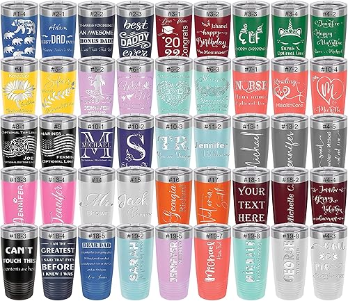 Miniatura 2 de Vaso personalizado para mujer, regalos del día de San Valentín para ella, regalos personalizados, taza de acero inoxidable aislada, regalos de