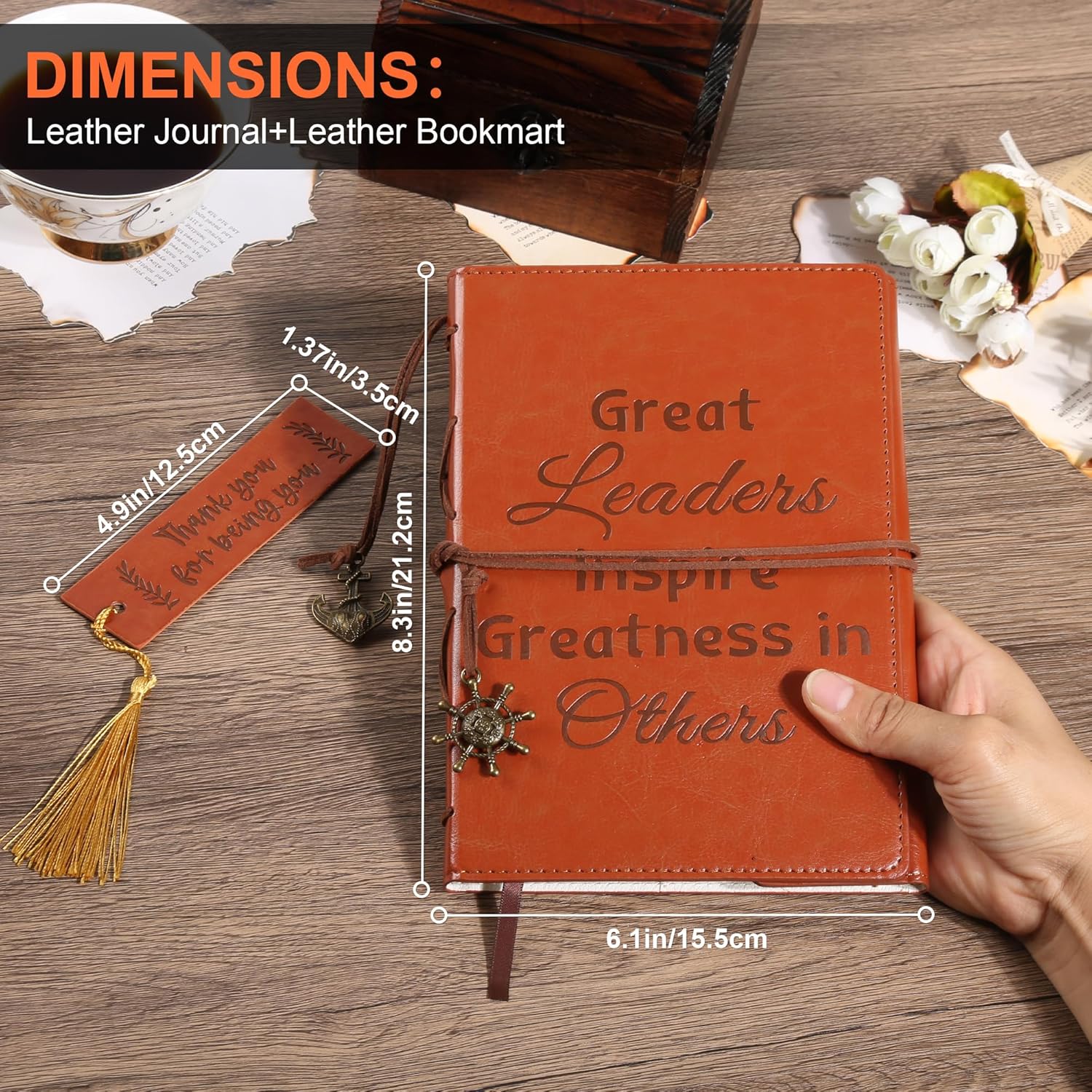 Cool Best Thank You Gifts For Bosses Coworkers Leadership Manager Coach Women And Men Journaling Notebooks New Job Appreciation Going Away Inspirational Retirement Farewell Gifts - Image 2