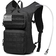 wotony Hydration Backpack with Water Bladder for Hiking Tactical Hydration Pack for Men Women Molle Water Backpack for Hiking