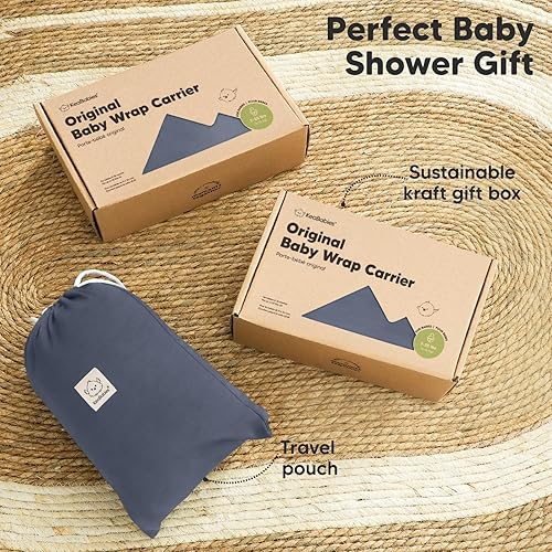 Miniatura 81 de KeaBabies Portabebés - Portabebés todo en 1 original para recién nacidos a niños pequeños, fácil de llevar, pegado manos libres, ligero, Laberinto