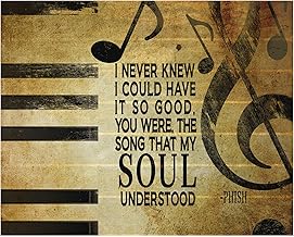 Joy - Phish Rock Typographic Distressed Wall Art, Ready to Frame Wall Decor Music Poster, Great Print For Home Decor, Bedroom Decor, Office Decor, or Man Cave Room Decor Aesthetic, Unframed - 8x10