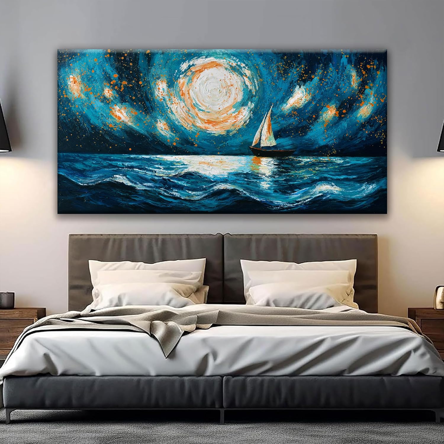 Canvas Wall Art Decor Large Tree of Life Wall Art for Living Room Canvas Modern Art Wall Decor Colorful Wall Art Decor Tree Flower Wall Art Prints Art Work for Room Home Office Wall Decor 29 X 58