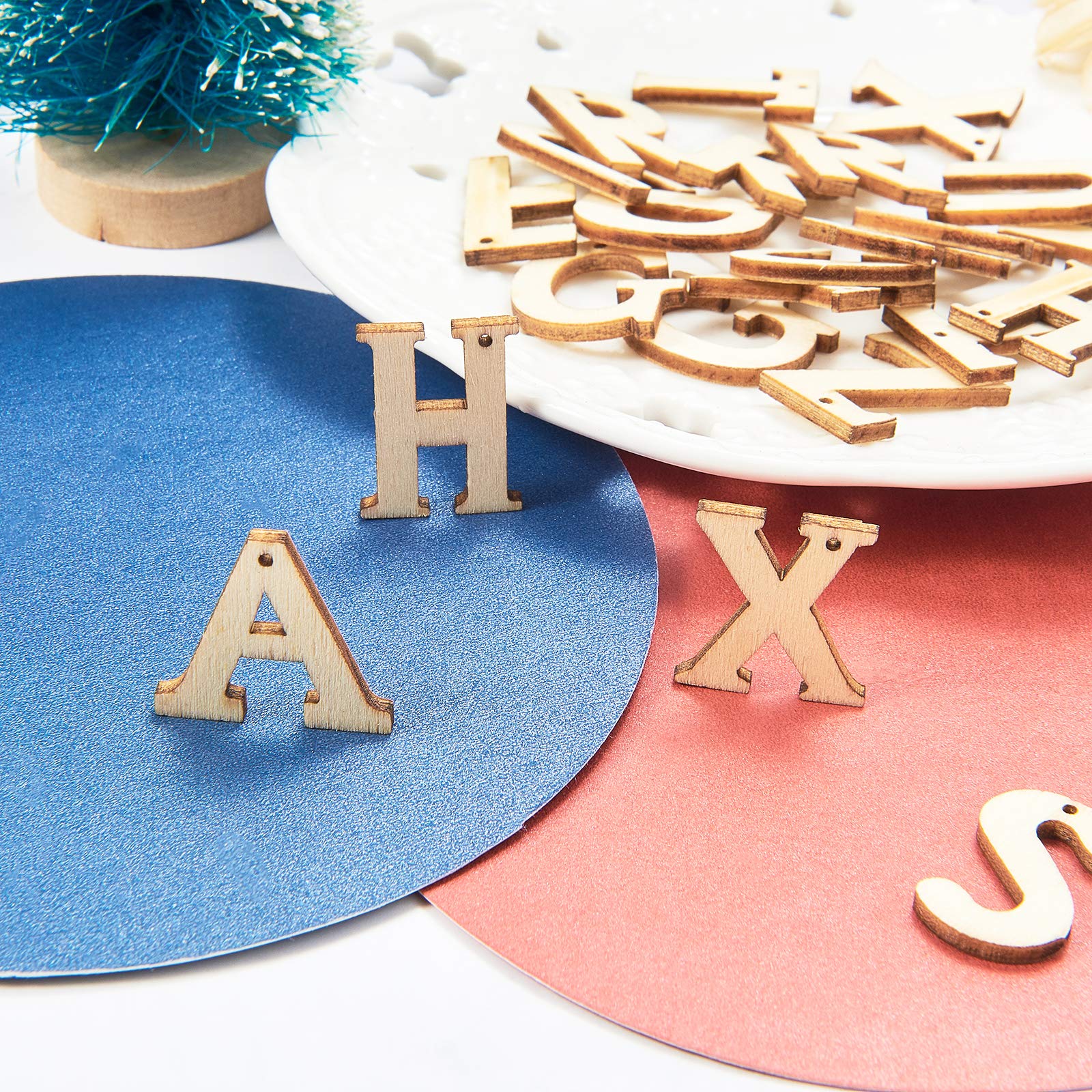 100 Lettres En Bois à Peindre 30mm - DIY, Décoration Fête Et Intérieur - 9