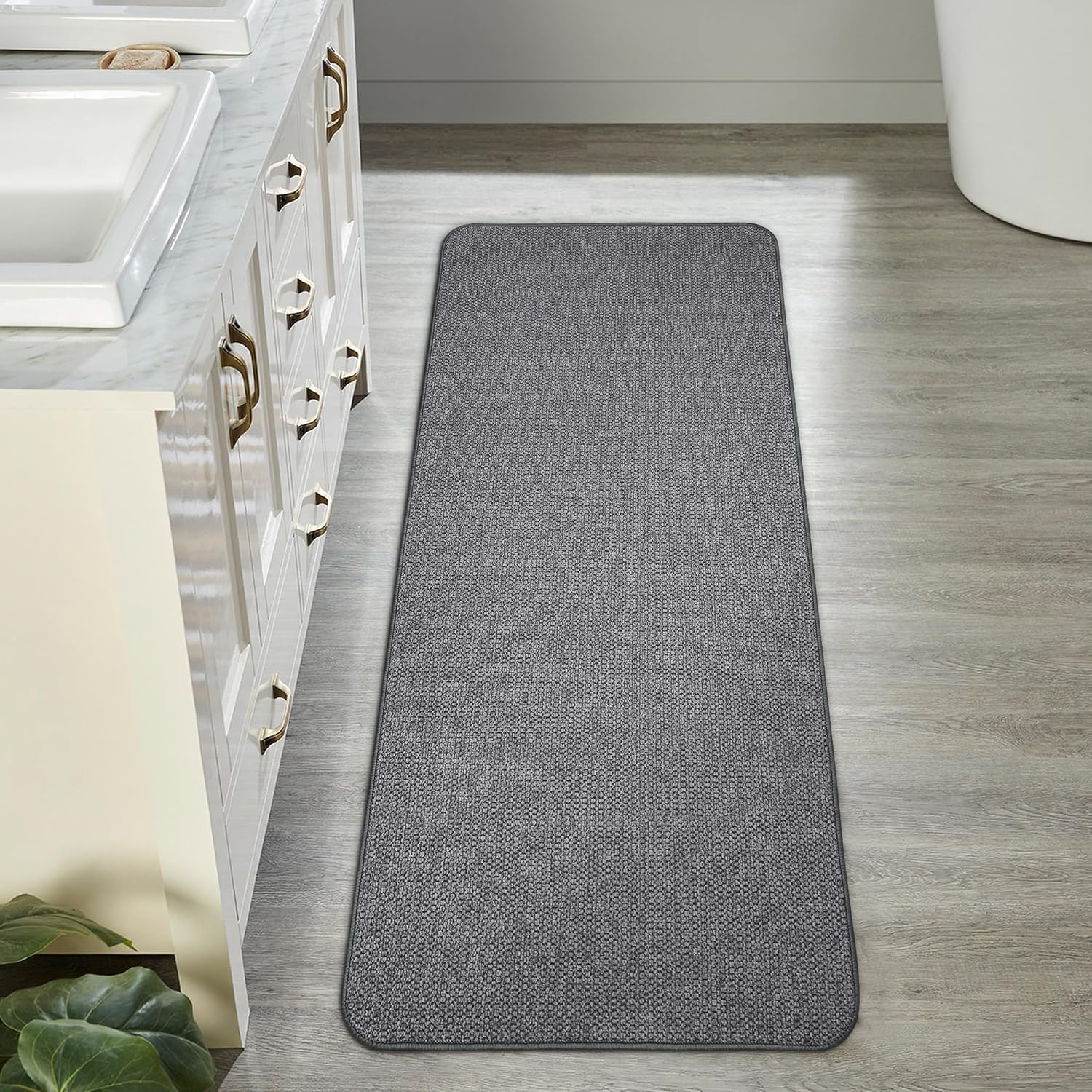 bath mat,ultra thin bathroom runner rugs,large bath mats for bathroom,quick dry,non-slip,machine washable,low pile,bath rug,shower outside,sink,home decor accessories.dark grey,1'9"x3'11"?21x47inch? dark grey 1'9" x 3'11" (runner)