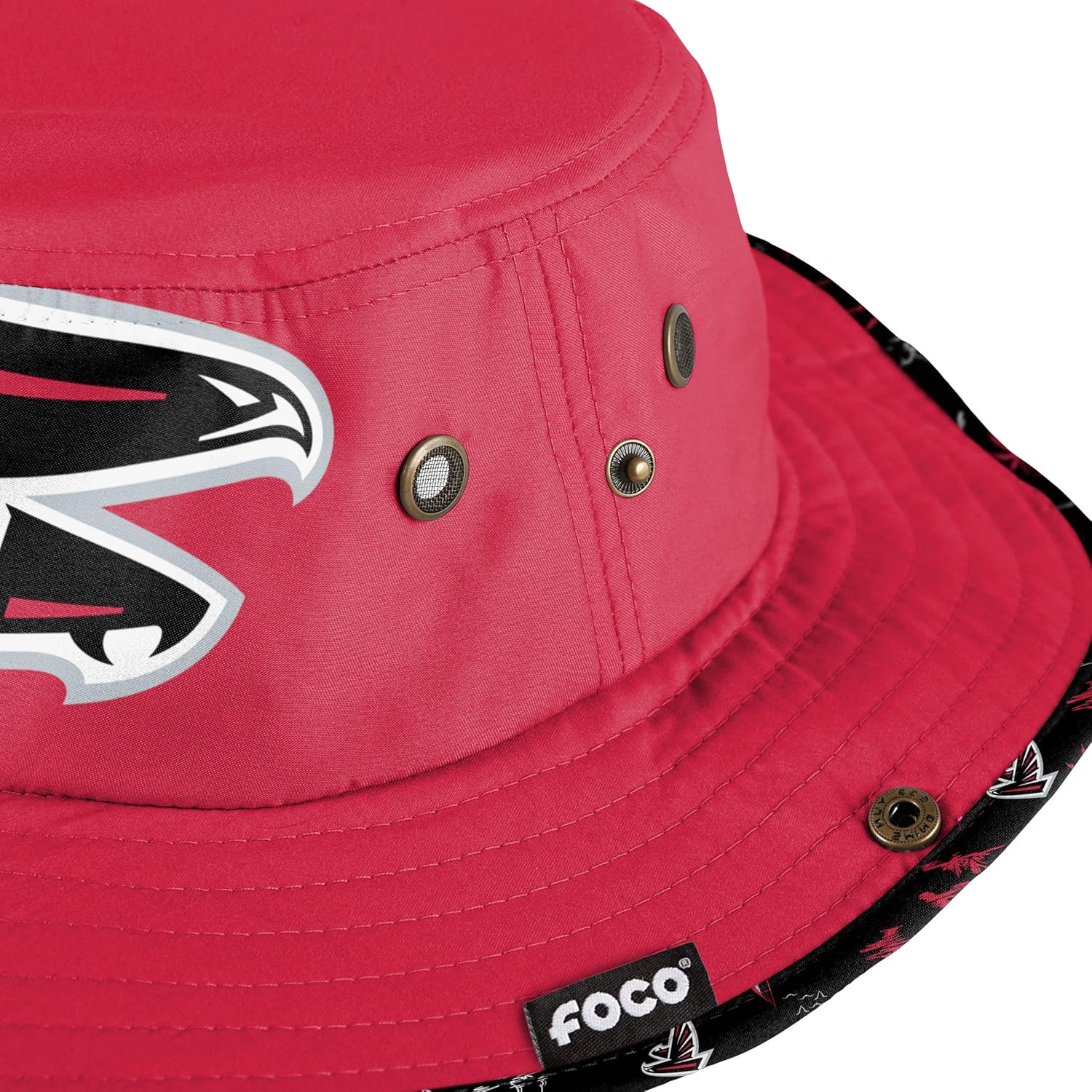 NFL Team Cropepd Big Logo Sport Outdoor Sun Bucket Boonie Hat - Image 4