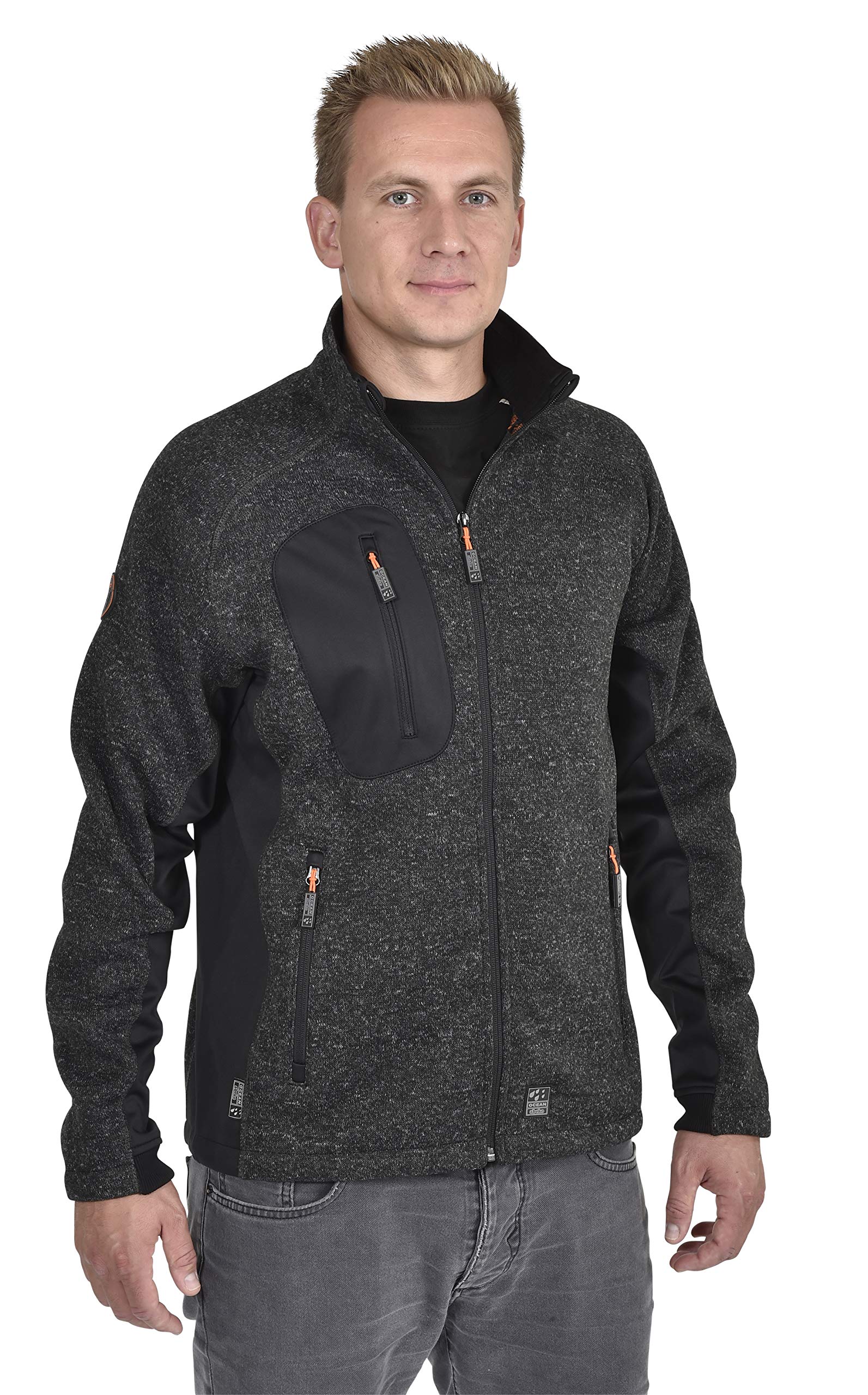 Ocean abeko Thor Jacket, unisex_adult, Jacket, 55-26#8-XL, Black, XL