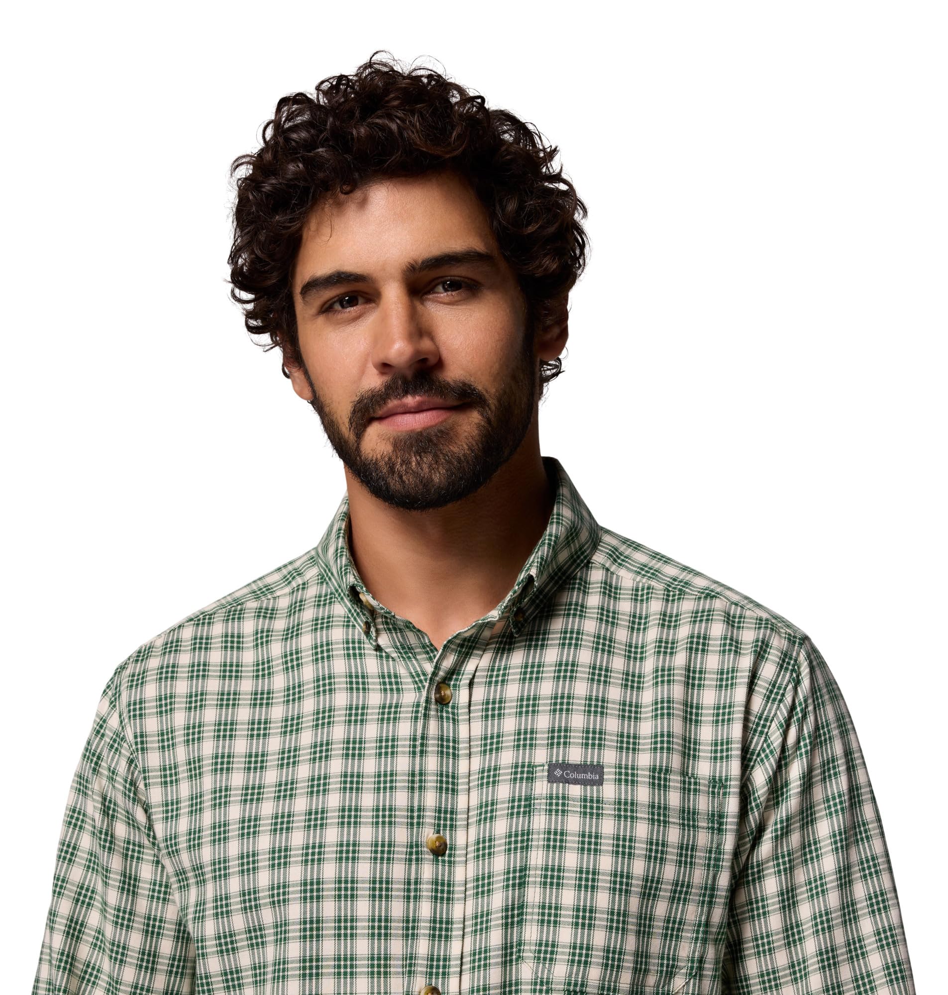 Columbia Rapid Rivers II - Camisa de Manga Larga Camisa de Senderismo Hombre (Pack de 1)