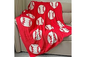 Cozy Baseball Pattern Blanket - Perfect for Boys