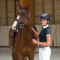 Vista 3 de HORZE Clermont - Brida ergonómica acolchada de cuero genuino para caballos, banda nasal intermitente incluida, marrón oscuro, caballo