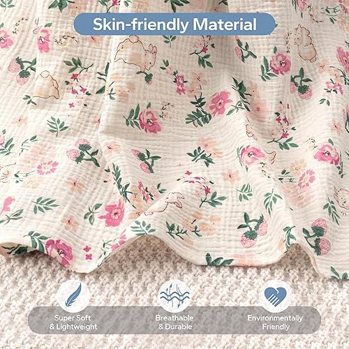 Miniatura 3 de SERAPHY Fundas de asiento de automóvil 100% muselina de algodón para bebés, funda universal para asiento de automóvil de bebé, cubierta de asiento