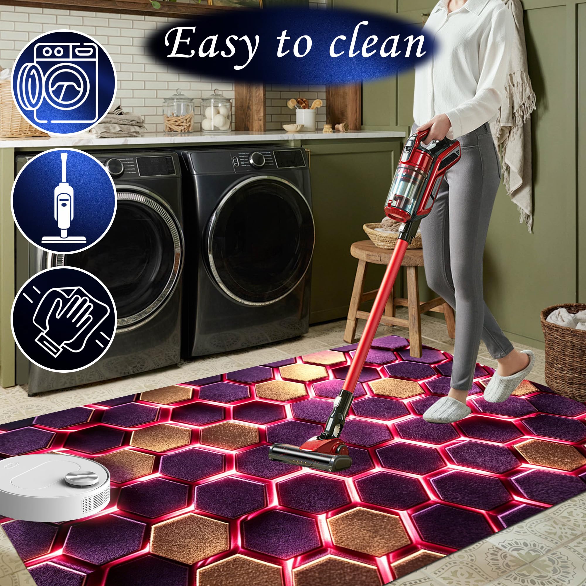 Tapis Chambre Ado Gamer 3D, Tapis Sol Gaming Chambre Garcon Enfant, Tapis De Salon Moderne Antidérapant, Tapis Salle a Manger pour Salon Chambre à Coucher 140 x 160 cm