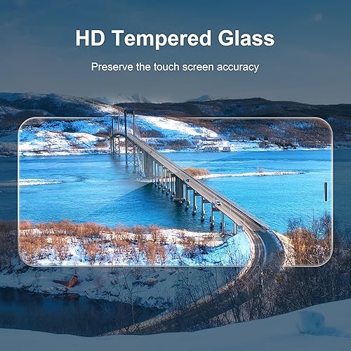Miniatura 3 de ImpactStrong Protector de pantalla de vidrio templado inastillable para iPhone 11 ProiPhone XSiPhone X, marco de fácil instalación, sin burbujas,