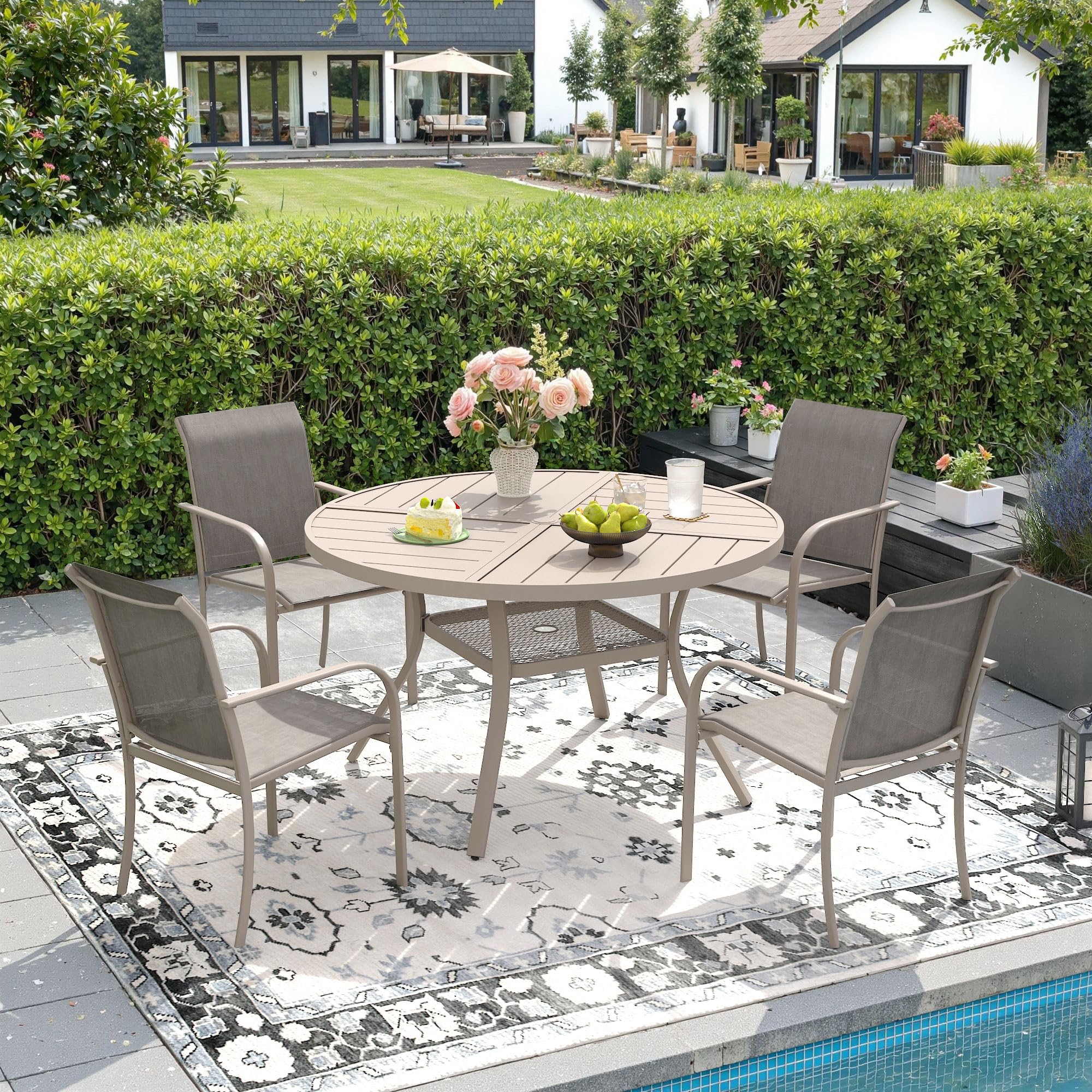 DIFY Patio Dining Set for 4
