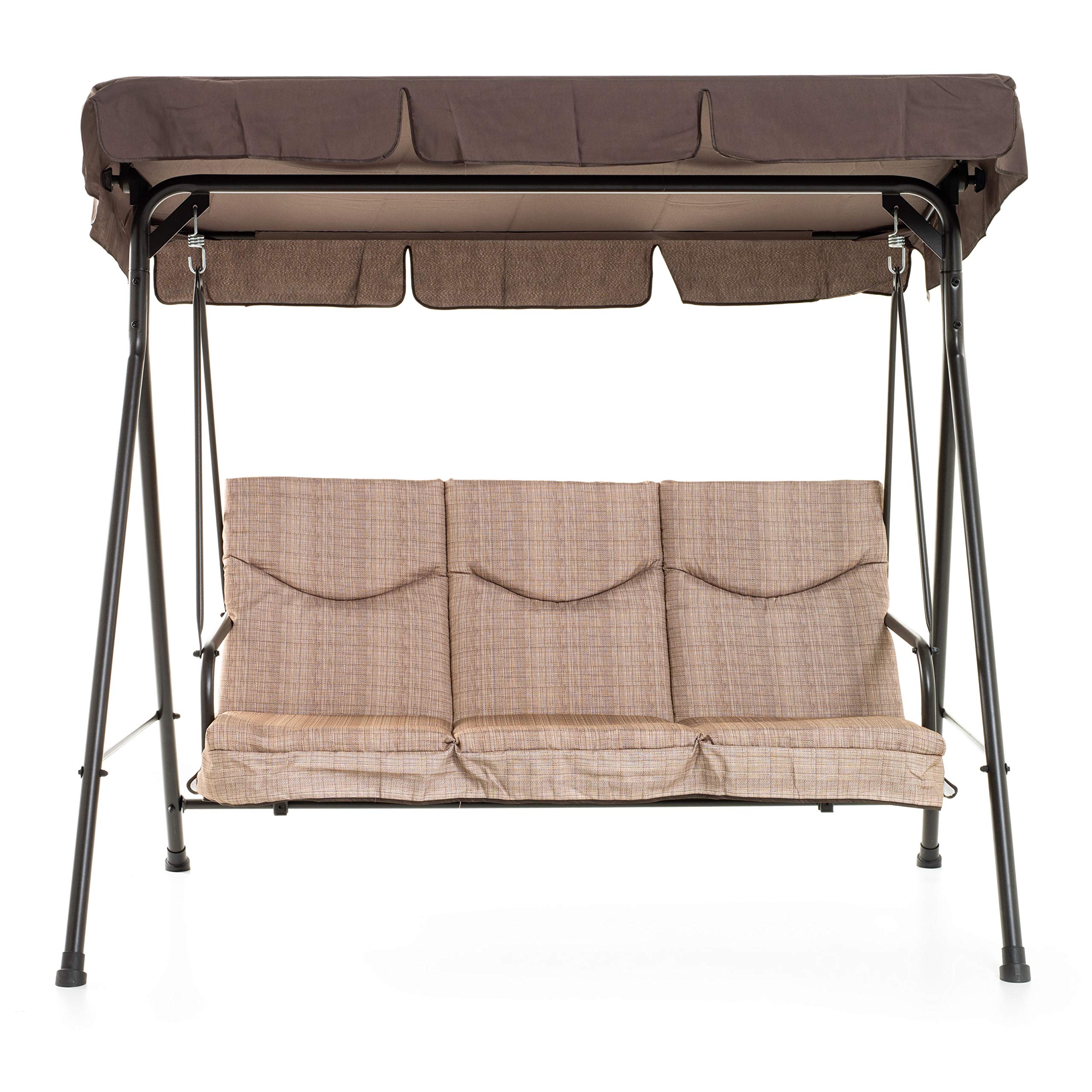 My_garden Madagascar Dondolo, Beige, 3 Posti Medium