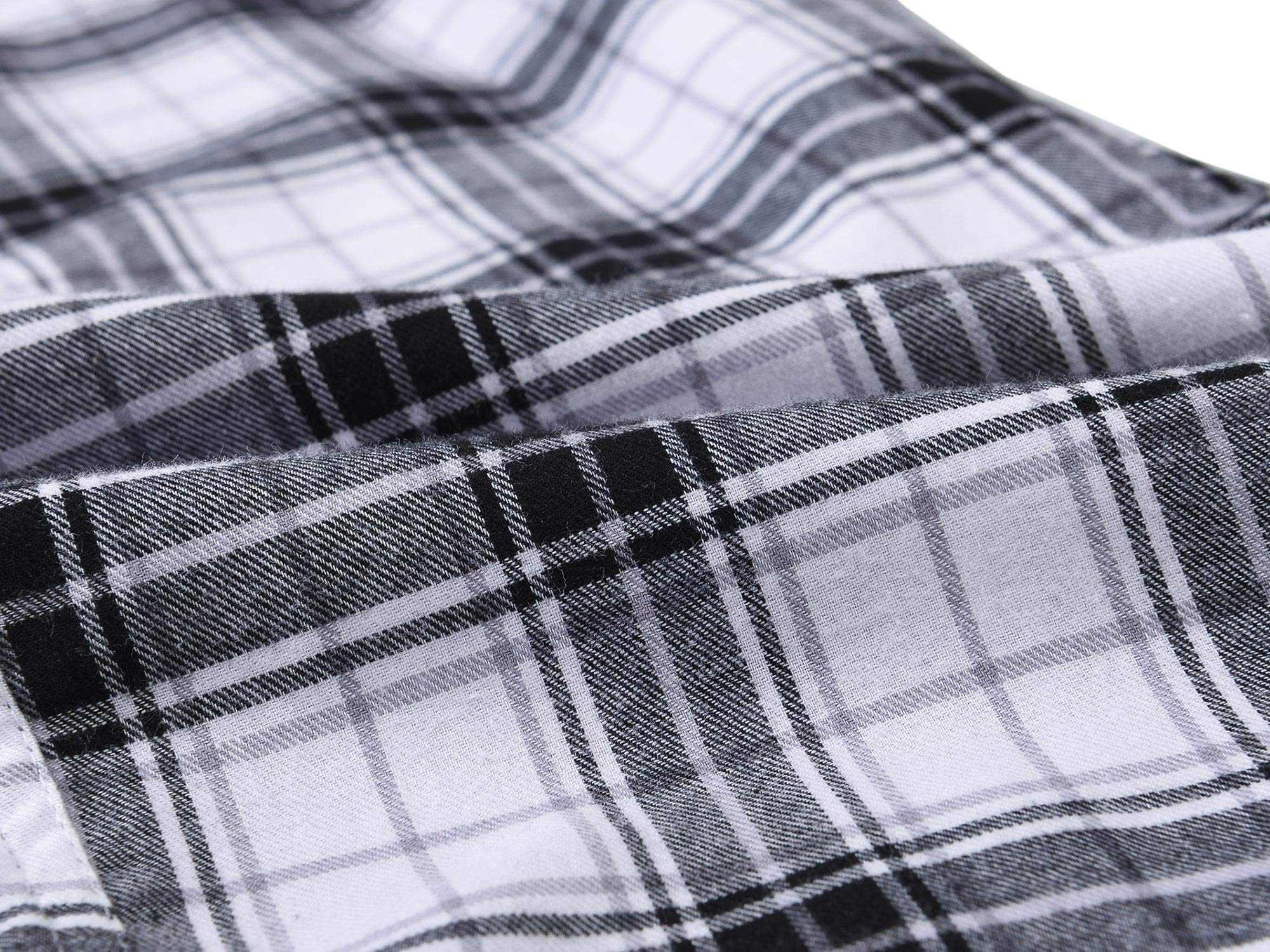 AIRIKE Donna Pantaloni Lungo Pigiama Cotone Pantaloni Morbidi a Quadretti con Tasche