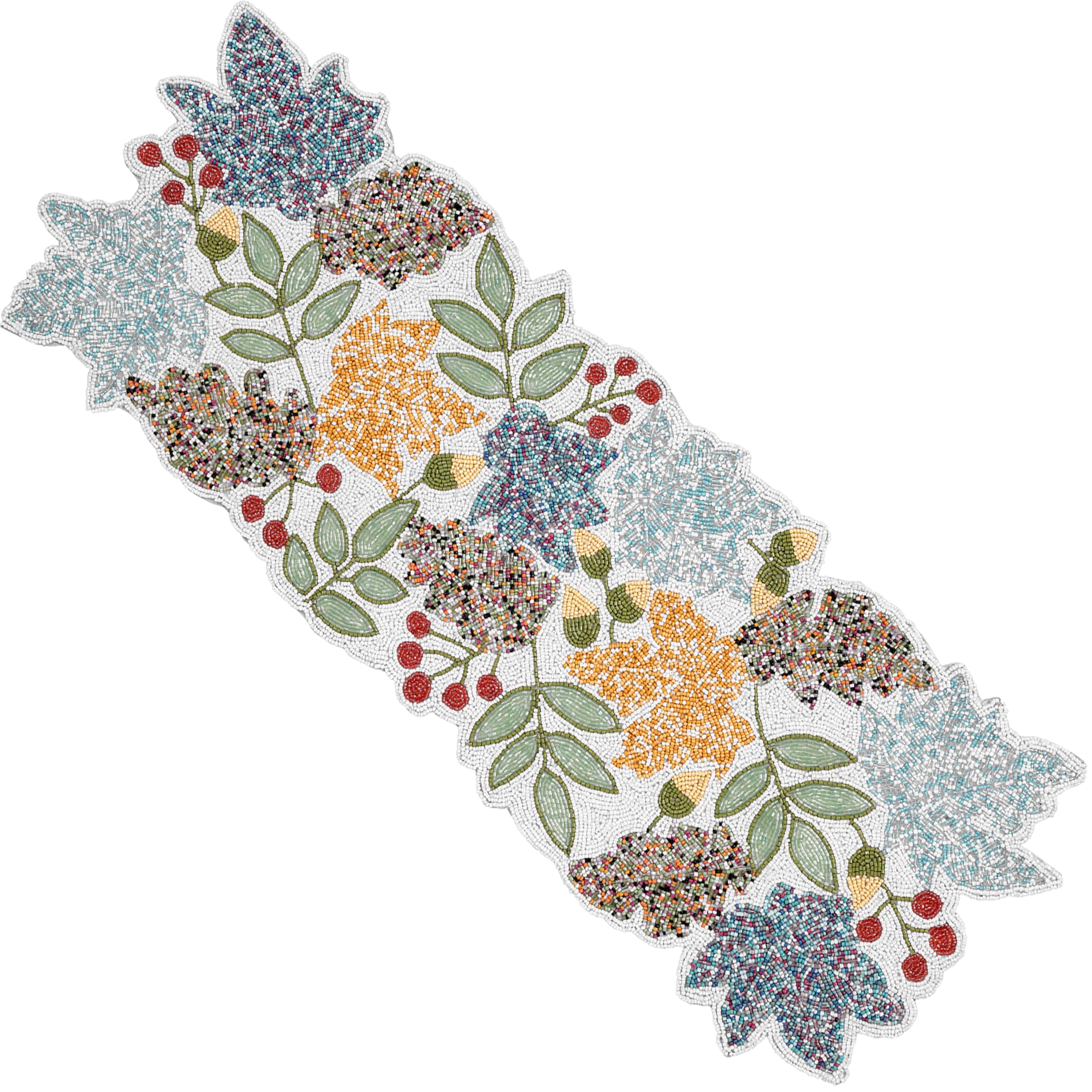 CLEENTABLE Boho Beaded Table Runner