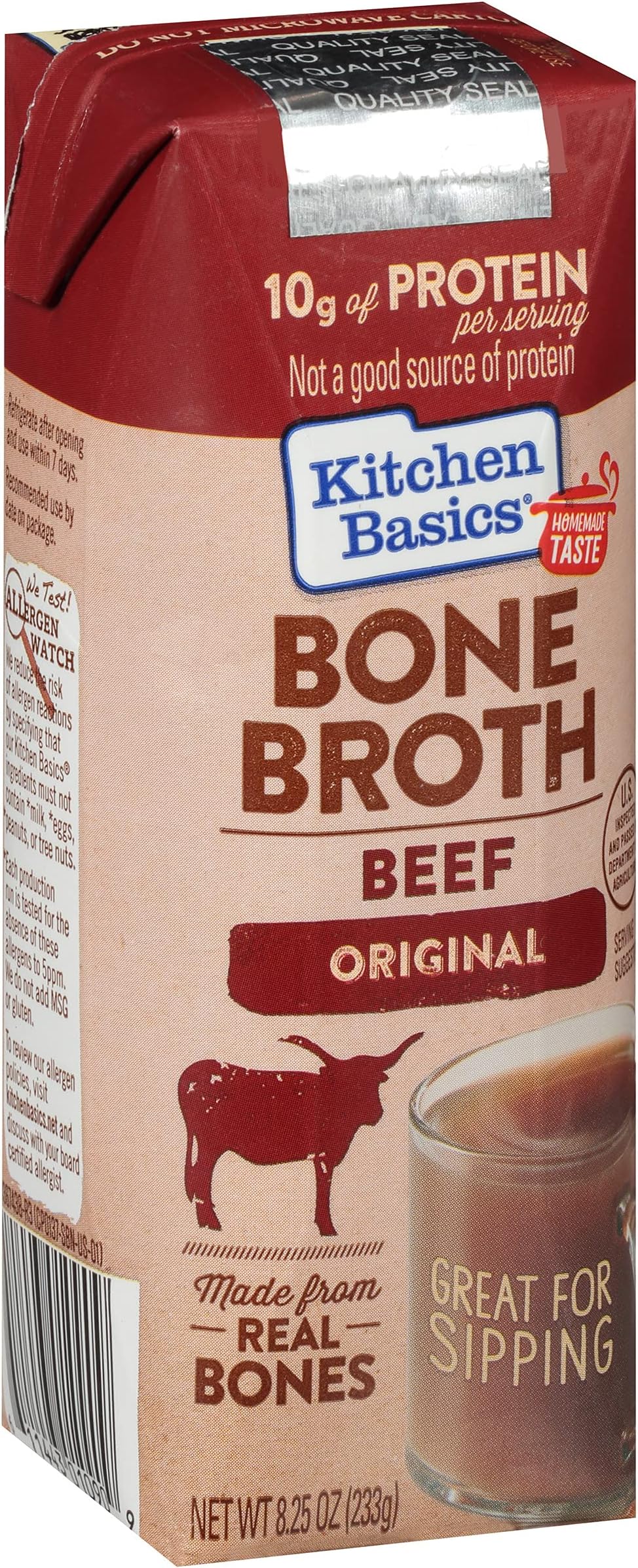 Kitchen Basics Original Beef Bone Broth, 8.25 fl oz